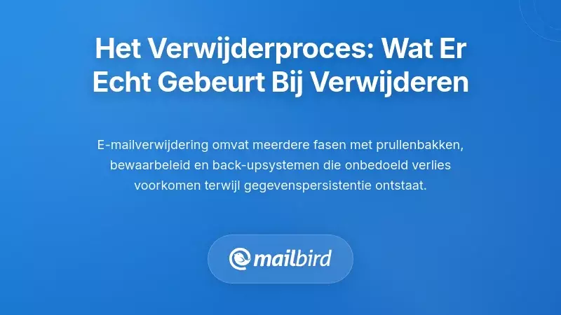 Het Meerfasige Verwijderingsproces: Wat Gebeurt Er Eigenlijk Wanneer Je Op Verwijderen Klopt