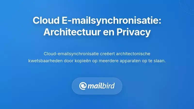 De fundamentele architectuur van cloud-e-mailsynchronisatie en de privacygevolgen