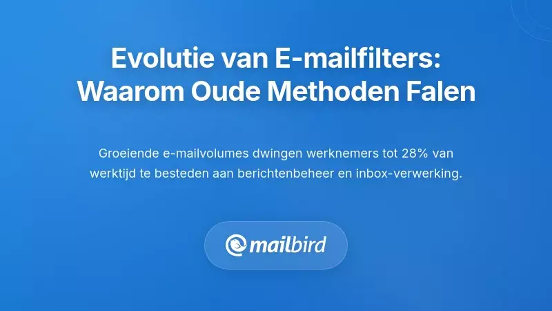 De Evolutie van E-mailfiltering: Waarom Traditionele Benaderingen Niet Meer Werken