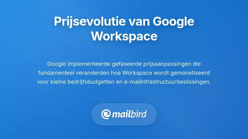 Inzicht in de Evolutie van de Prijsstelling van Google Workspace