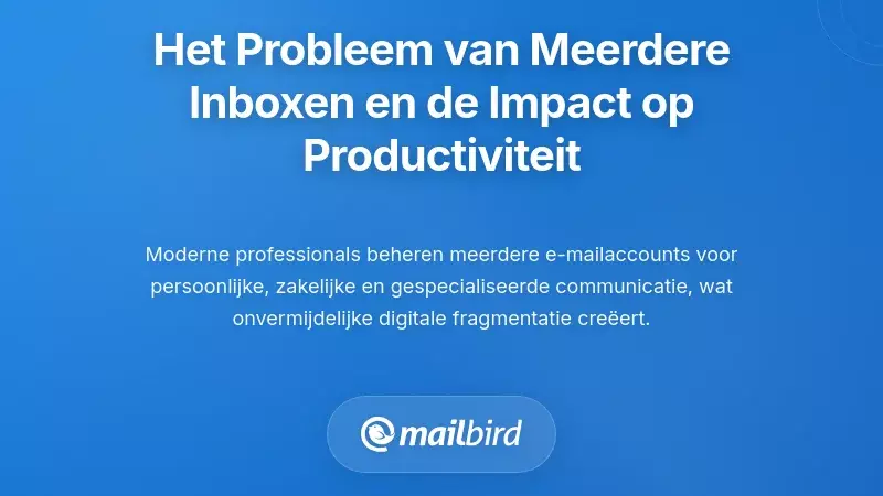 Begrip van het probleem met meerdere inboxen en de impact op de productiviteit
