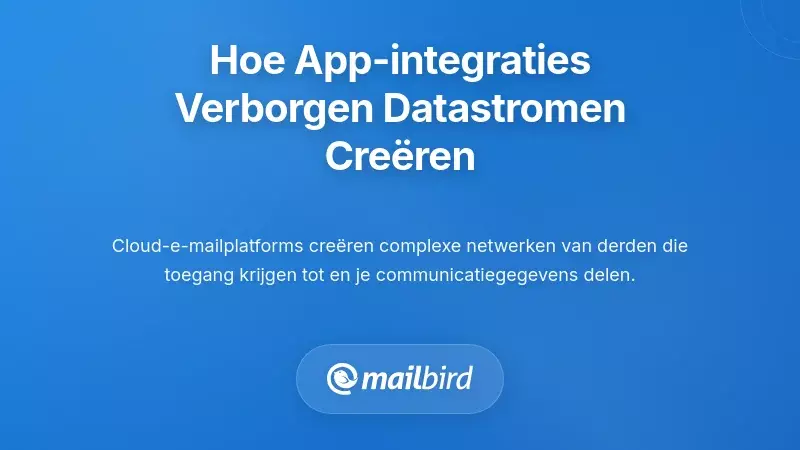 Begrijpen hoe cross-app-integraties verborgen datastromen cre&euml;ren
