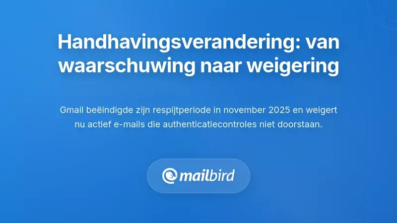 De Handhavingsovergang: Van Waarschuwingen naar Volledige Afwijzing