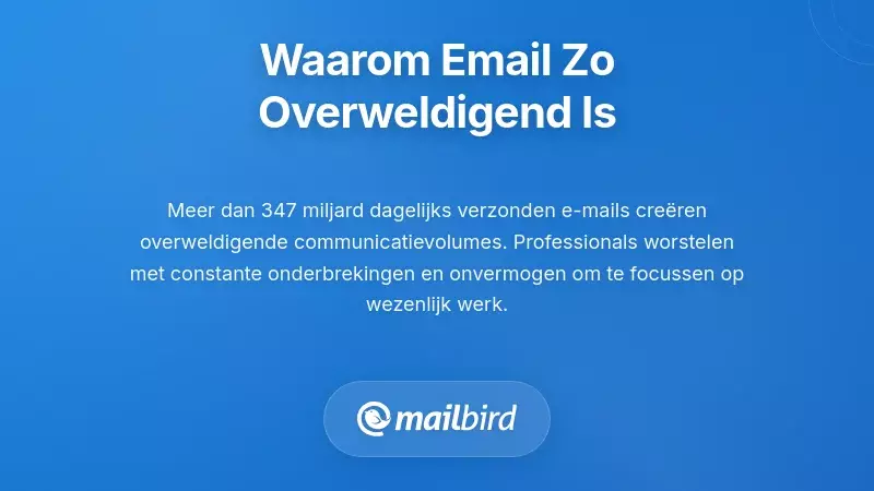 Begrijpen waarom de overweldiging door e-mail zo verpletterend aanvoelt