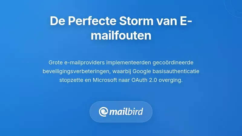 Wat Er Eigenlijk Gebeurde: De Perfecte Storm van E-mailstoringen