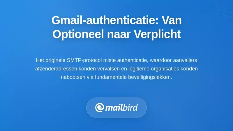 Het Begrijpen van de Evolutie van Gmail's Authenticatie: Van Optioneel naar Verplicht