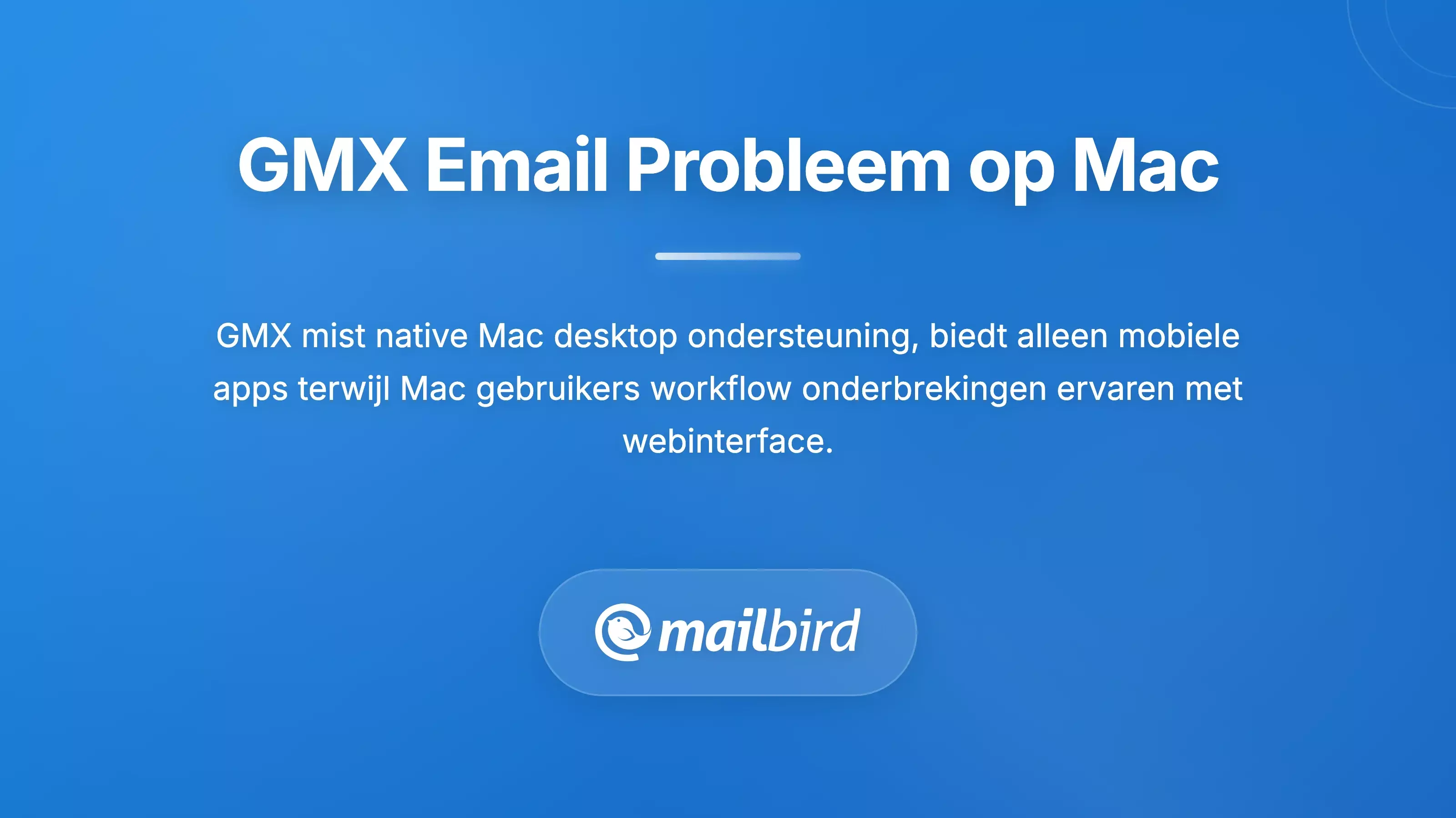 GMX e-mailclient interface die trage prestatieproblemen toont op Mac-desktop met gefrustreerde gebruikerservaring