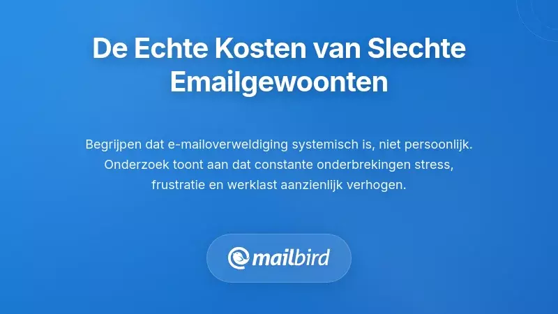Professioneel die de kosten van e-mailproductiviteit en de uitdagingen van tijdbeheer op een laptop analyseert