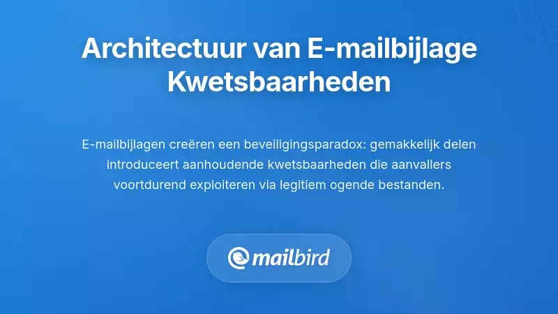 De Fundamentele Architectuur van Beveiligingsrisico's van E-mailbijlagen