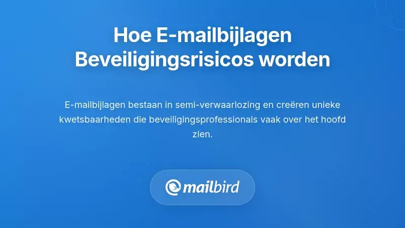 Begrijpen hoe e-mailbijlagen beveiligingsrisico's worden