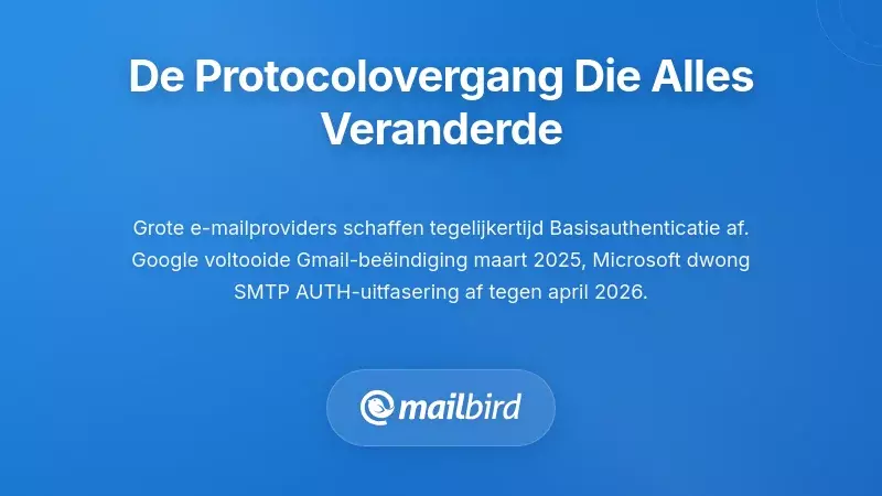 De Overgang van het Authenticatieprotocol die Alles Veranderde