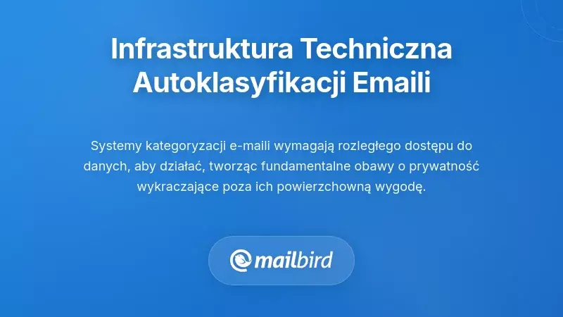 Techniczna infrastruktura stojąca za automatyczną klasyfikacją e-maili