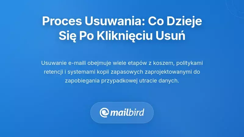 Proces usuwania wieloetapowego: co się naprawdę dzieje, gdy klikniesz Usuń