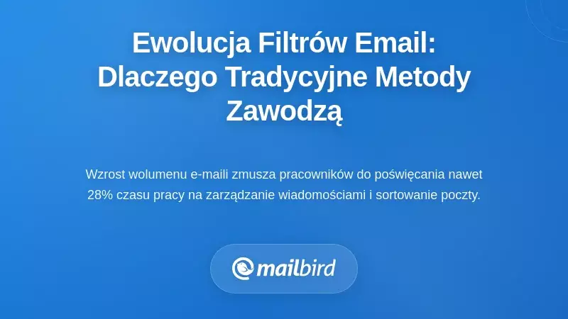 Ewolucja filtrowania e-maili: Dlaczego tradycyjne podejścia już nie działają