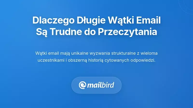 Przepracowany profesjonalista mający trudności z długimi, złożonymi wątkami e-mailowymi w zaśmieconej skrzynce odbiorczej