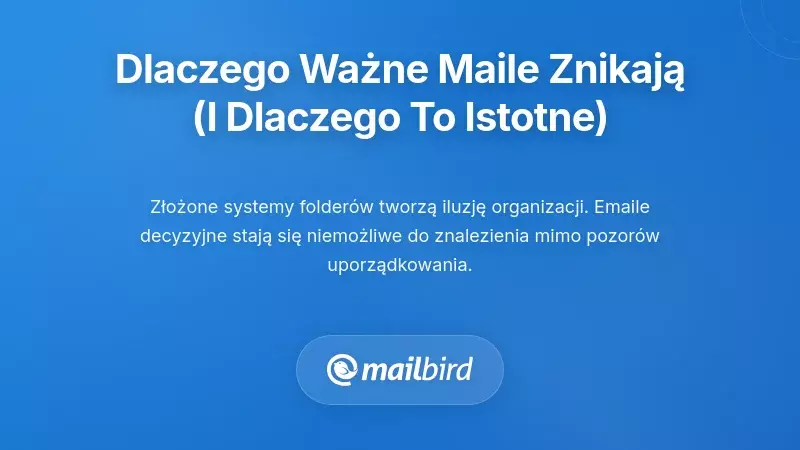 Skrzynka odbiorcza pełna wiadomości utrudniająca znalezienie ważnych decyzji