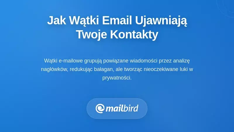 Zrozumienie, jak threading wiadomości e-mail dokumentuje Twoje relacje