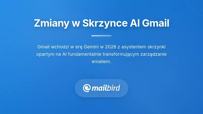 Interfejs priorytetyzacji skrzynki odbiorczej Gmaila z AI pokazujący aktualizacje ery Gemini oraz funkcje algorithmicznego sortowania e-maili