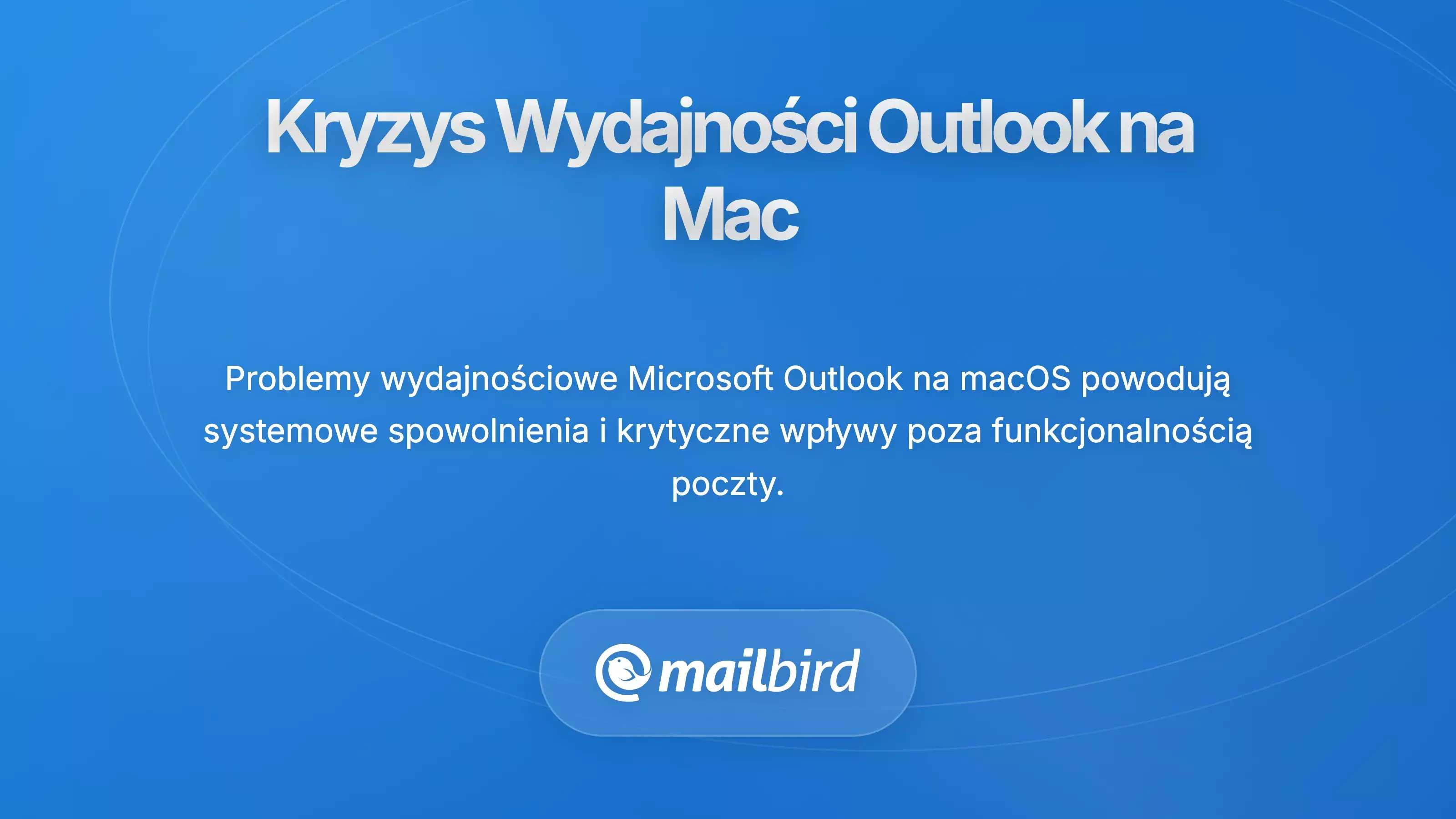 Problemy z wydajnością Maca spowodowane przez Microsoft Outlook, pokazujące wysokie zużycie CPU i spowolnienie systemu