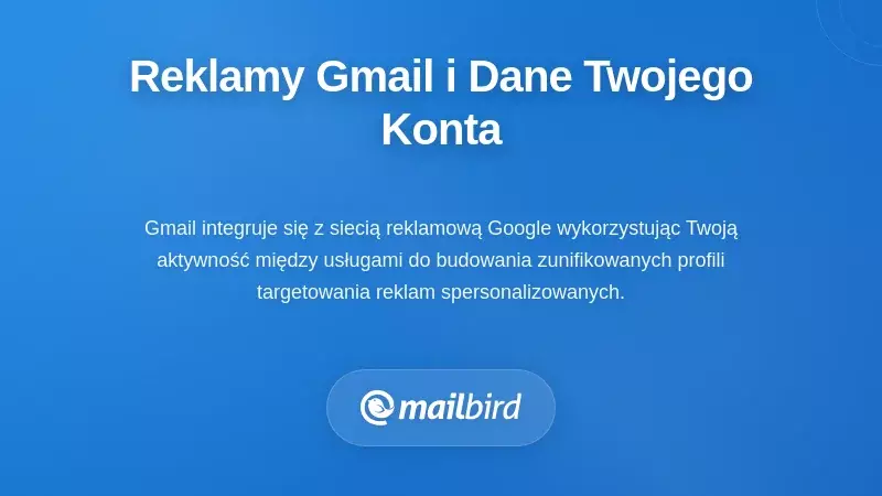 Zrozumienie infrastruktury reklamowej Gmaila i danych Twojego konta