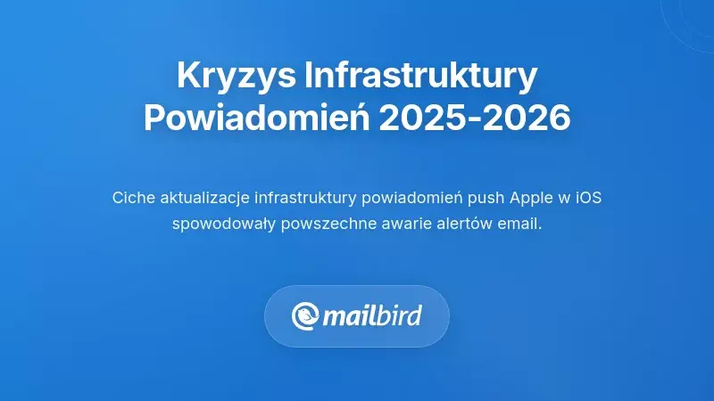Zrozumienie kryzysu infrastruktury powiadomień w latach 2025-2026