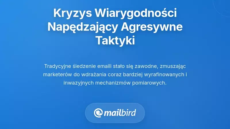 Kryzys niezawodności śledzenia prowadzący do agresywnych taktyk