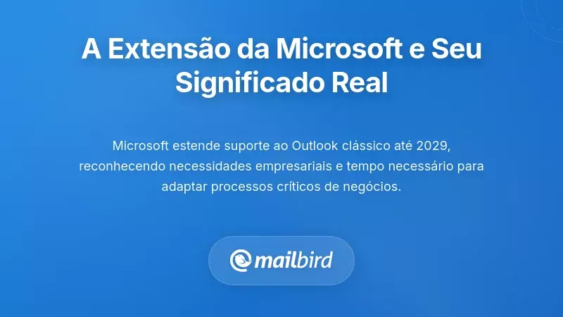 Compreendendo o Prazo Alargado da Microsoft e o que Realmente Significa