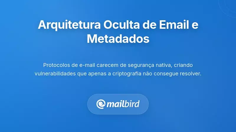 A Arquitetura Oculta dos Sistemas de Email e o Problema dos Metadados