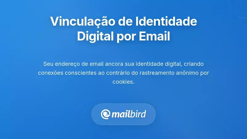 Liga&ccedil;&atilde;o da conta de email criando uma pegada digital expandida atrav&eacute;s de plataformas e servi&ccedil;os conectados