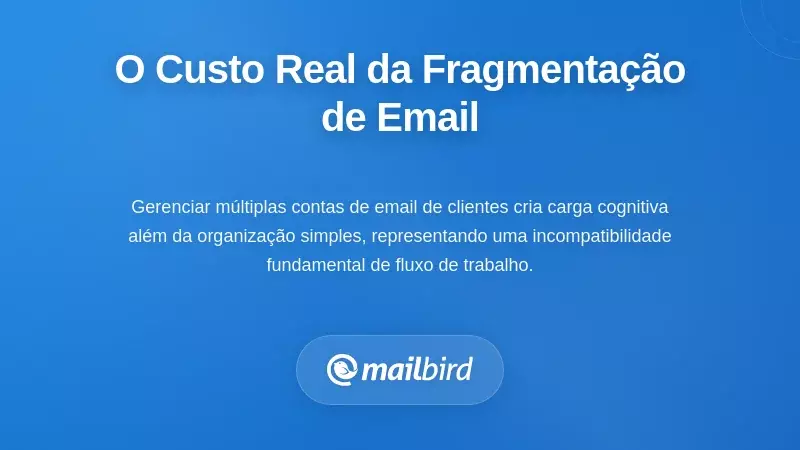 Profissional sobrecarregado rodeado por m&uacute;ltiplas notifica&ccedil;&otilde;es de email de diferentes contas de clientes