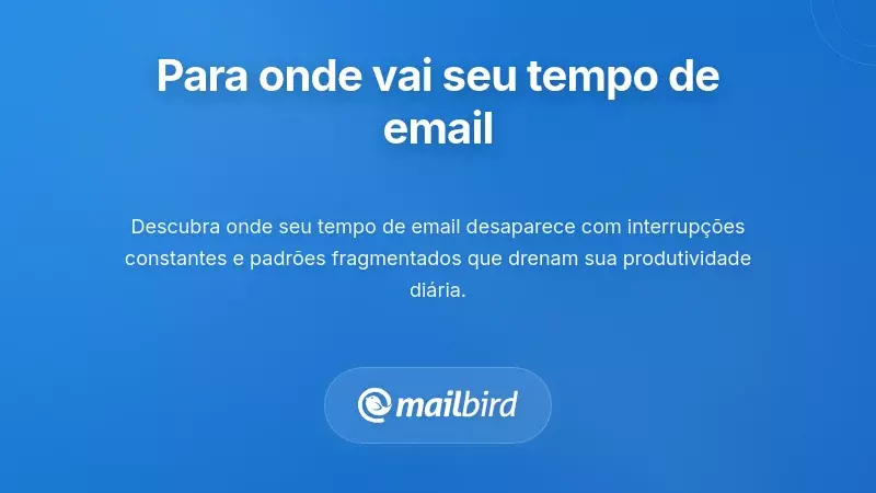 Pessoa a analisar dados de monitorização de tempo de email num portátil mostrando métricas de produtividade e padrões de fluxo de trabalho