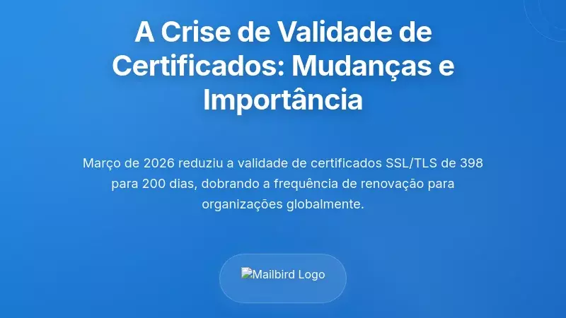 Compreender a Crise da Validade dos Certificados: O Que Mudou e Por Que &Eacute; Importante
