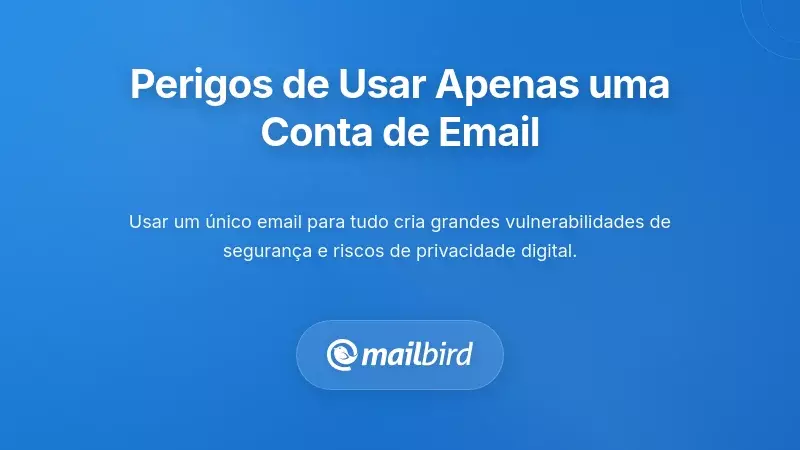 Os Perigos Ocultos da Dependência de uma Única Conta de Email
