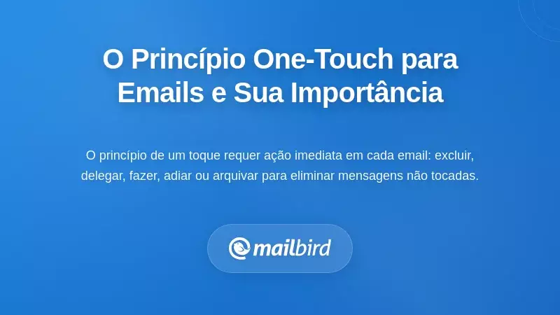 Compreender o Princípio do Sistema de E-mail de Um Toque e Por Que É Importante