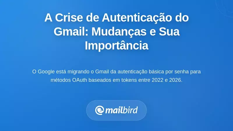 Compreender a crise de autenticação do Gmail: o que mudou e por que é importante