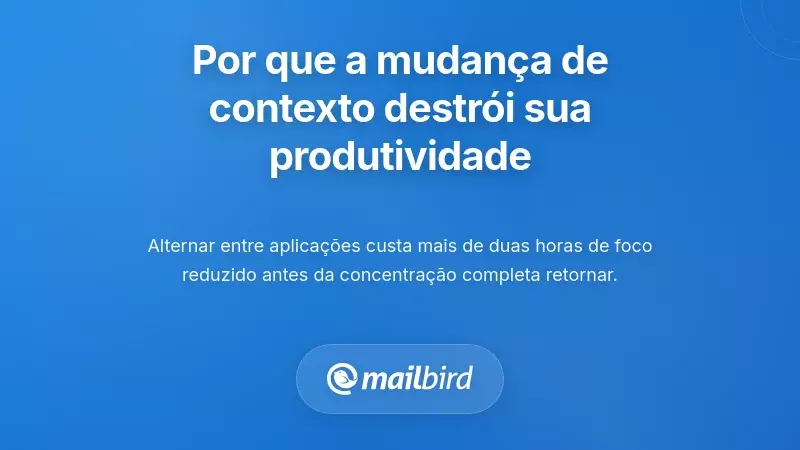 Compreender Porque a Troca de Contexto Diminui a Sua Produtividade
