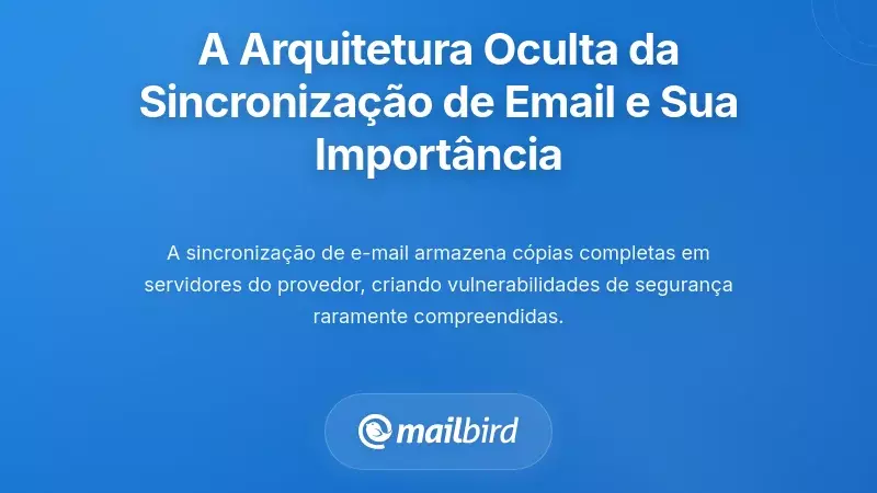 A Arquitetura Oculta da Sincroniza&ccedil;&atilde;o de Email e Por Que Ela Importa para Si