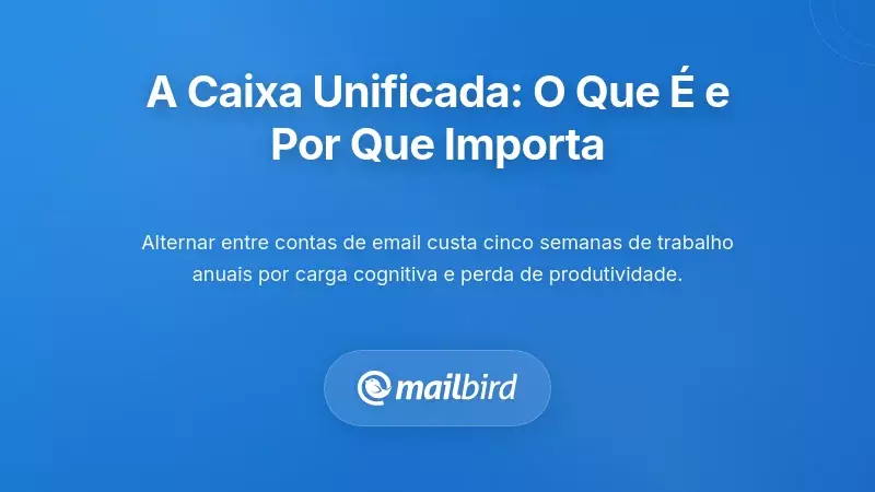 Compreender a solu&ccedil;&atilde;o de caixa de entrada unificada: o que &eacute; e por que importa