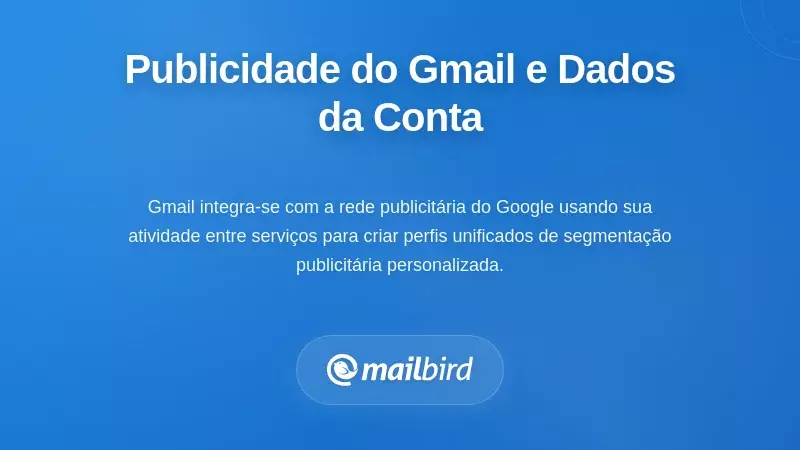 Compreender a Infraestrutura Publicitária do Gmail e os Dados da Sua Conta