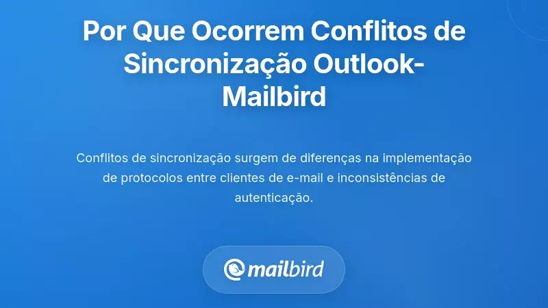 Compreender Porque Ocorrem Conflitos de Sincroniza&ccedil;&atilde;o entre Outlook e Mailbird