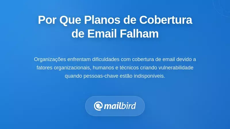 Membros da equipa a discutir falhas na cobertura de e-mail e lacunas de comunicação num ambiente de escritório