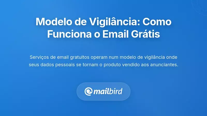O Modelo de Neg&oacute;cio de Vigil&acirc;ncia: Como o Email Gratuito Realmente Funciona