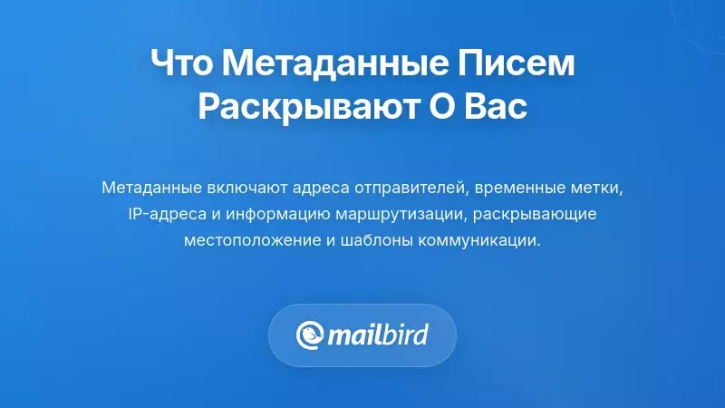 Что метаданные электронной почты раскрывают о вас (и почему это важно)
