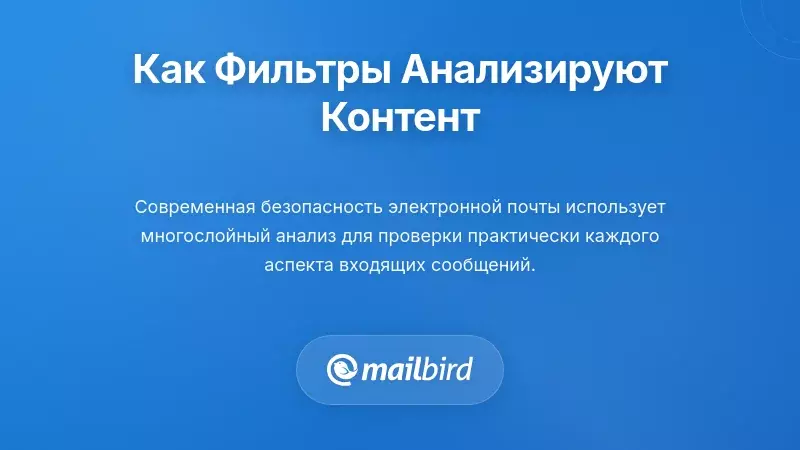 Диаграмма, показывающая, как фильтры электронной почты анализируют содержимое и проверяют на наличие конфиденциальных ключевых слов в Gmail и Outlook