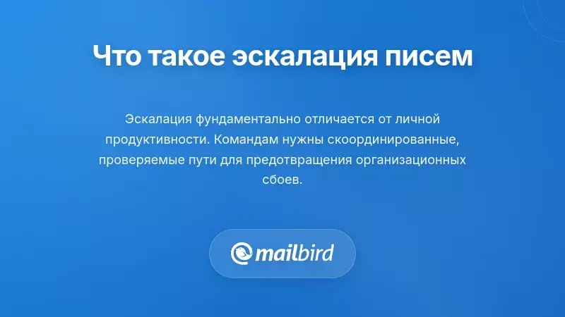Диаграмма рабочего процесса системы эскалации электронной почты, показывающая приоритетную маршрутизацию сообщений