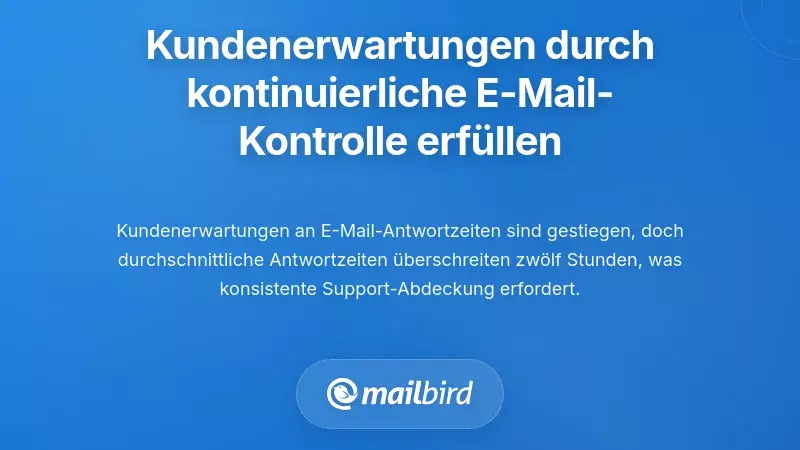 Erf&uuml;llung der Kundenerwartungen durch kontinuierliche E-Mail-Betreuung