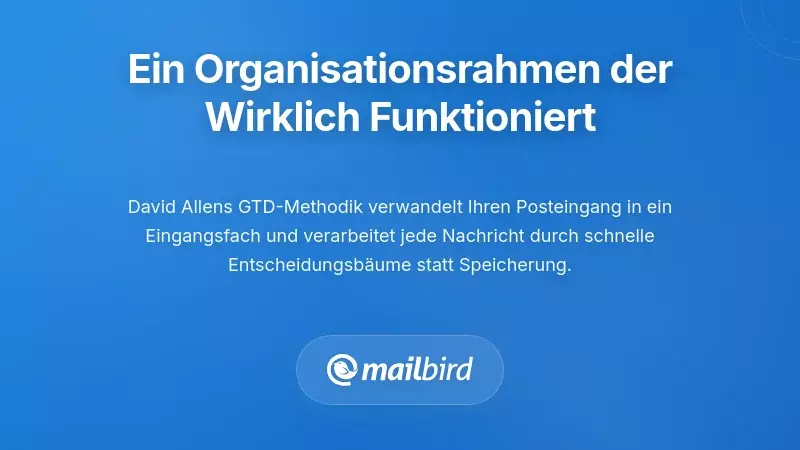 Aufbau eines grundlegenden organisatorischen Rahmens, der tats&auml;chlich funktioniert