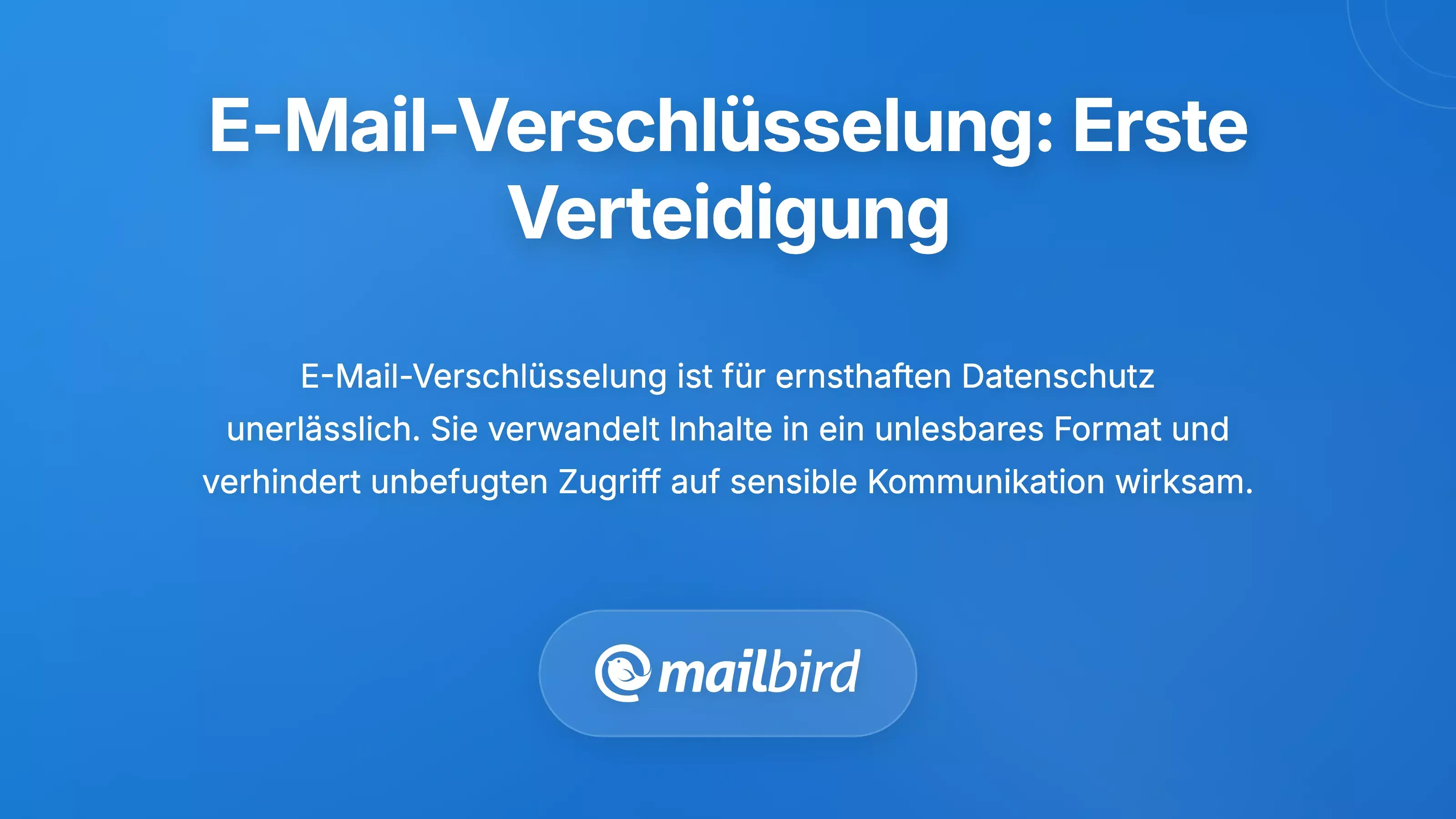 E-Mail-Verschl&uuml;sselungsschloss-Symbol, das digitale Nachrichten vor Datenlecks und unbefugtem Zugriff sichert