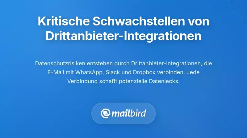 Die Kritische Verwundbarkeit von Drittanbieter-Integrationen