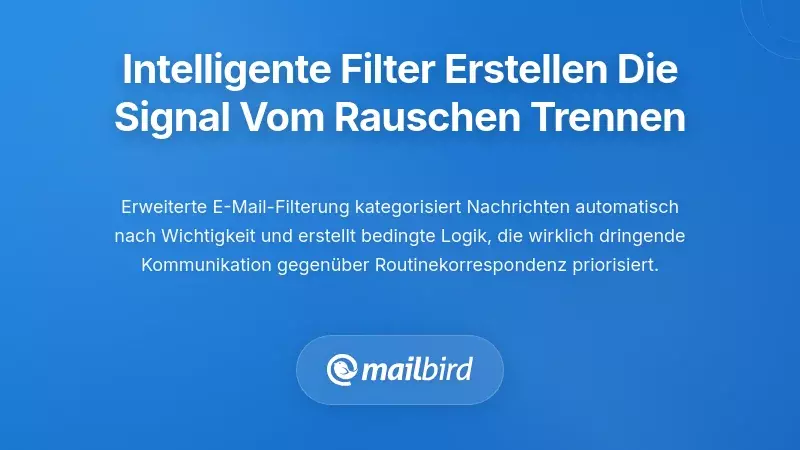 Aufbau einer intelligenten Filterbasis, die Signal von Rauschen trennt